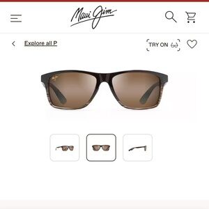 Maui Jim Dark Brown Sunglasses